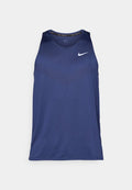 Nike Performance STRIDE TANK - Top - midnight navy/reflective silver-coloured