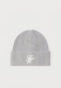 Tommy Hilfiger CASHMERE BLEND LOGO EMBROIDERY BEANIE - Beanie - universal grey