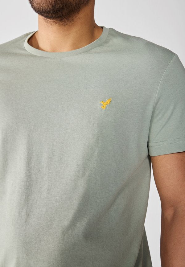 Pier One by Zalando BASIC SLIM EMBROIDERY T SHIRT