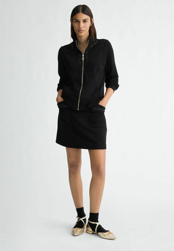 LIU JO WITH ZIP AND RHINESTONES