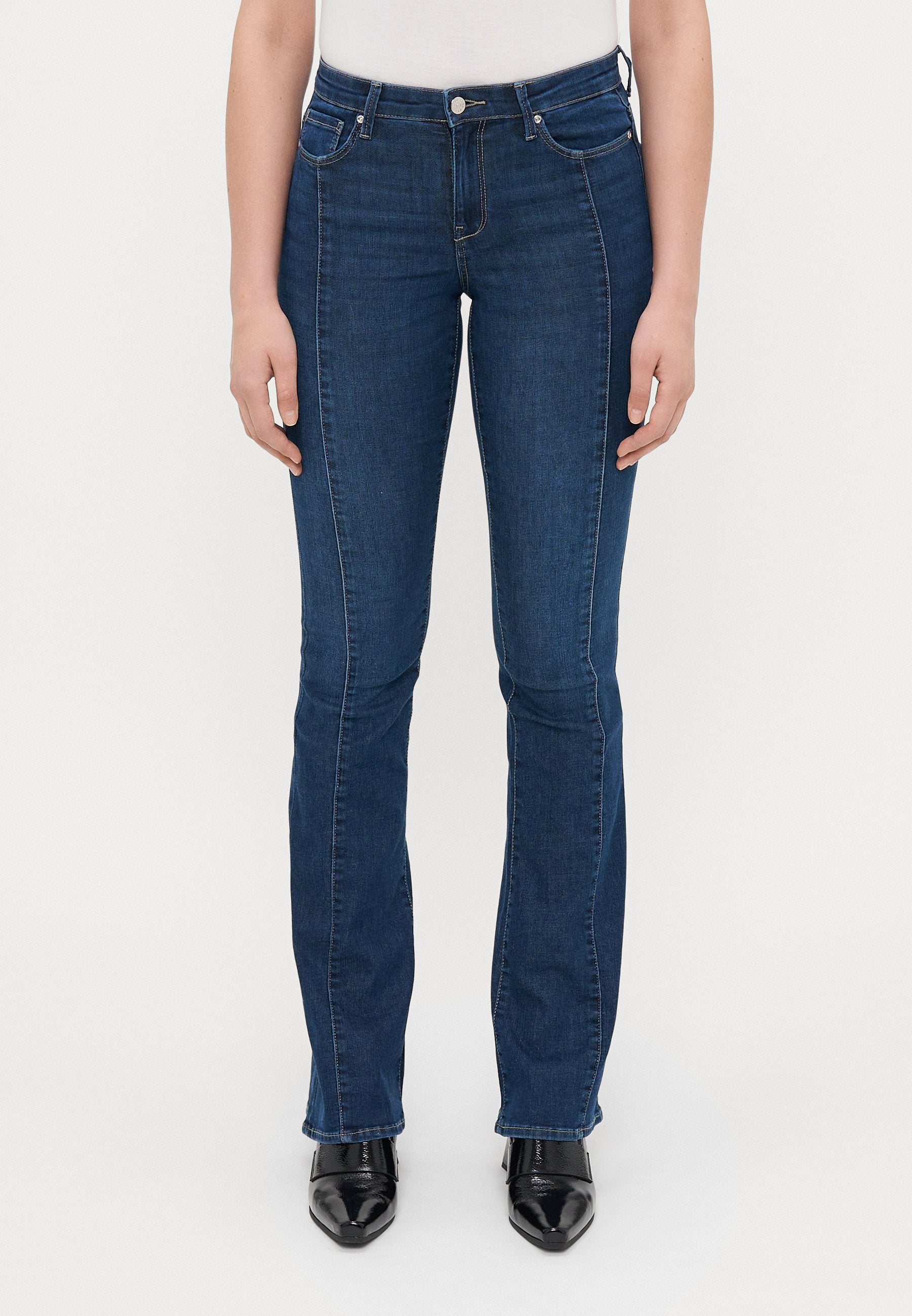 Flared fit ONLLUSH Mid waist Retro Media 3