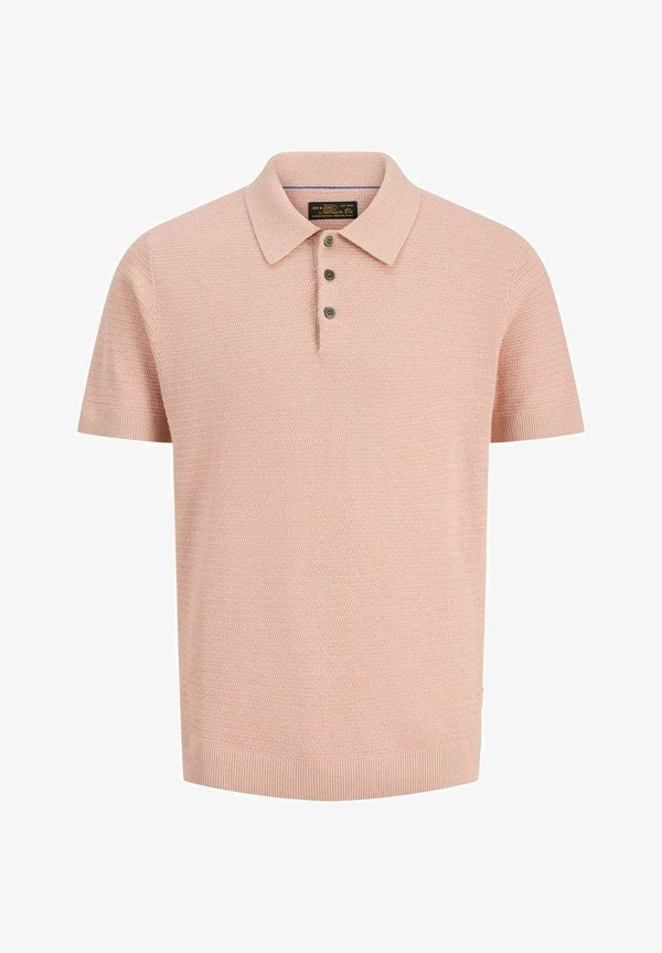 Jack & Jones JPRBLURILEY KNIT POLO SS SN - Polo shirt - misty rose