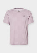 Nike Performance NIKECOURT ADVANTAGE PRINT - Sports T-shirt - light violet/black