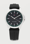 Tommy Hilfiger BRUCE - Watch - black/silver-coloured