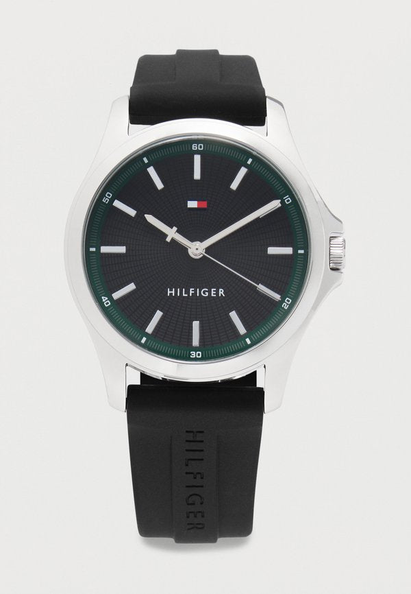 Tommy Hilfiger BRUCE - Watch - black/silver-coloured