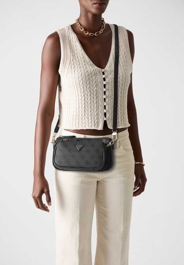 Guess NOELLE - Cross body bag - coal