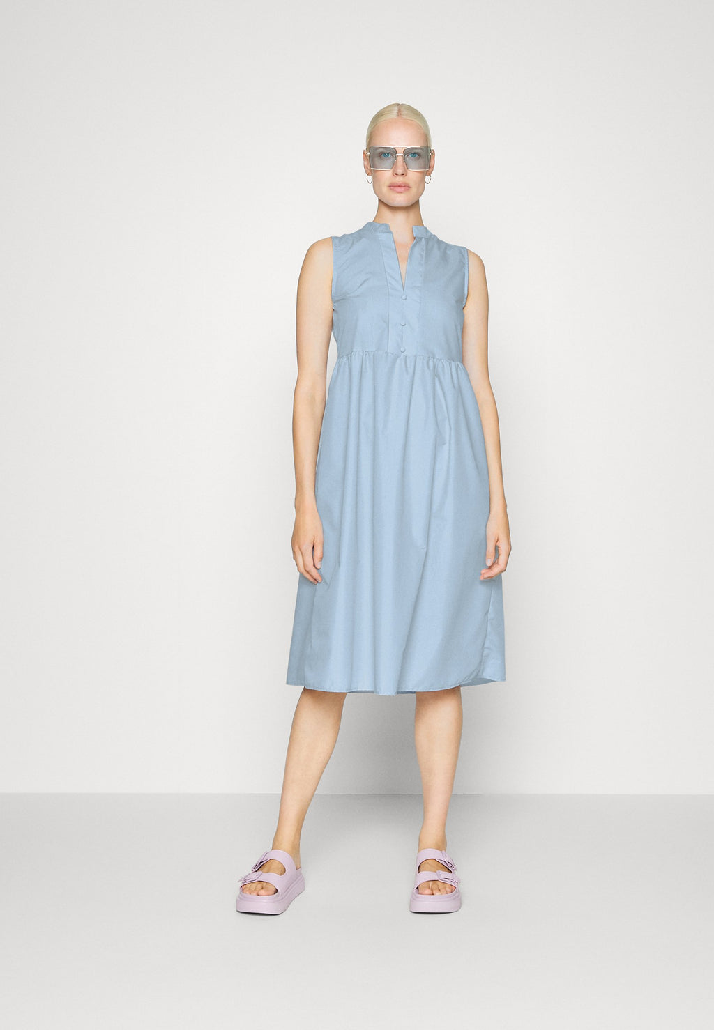 ONLANNA BUTTON DRESS BELOW KNEE  Media 2