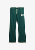 Superdry & Co ATHLETIC ESSENTIALS FLARE  - Tracksuit bottoms - dark pine green