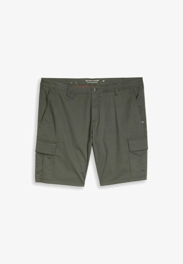 TOM TAILOR TOM TAILOR HOSEN & CHINO PLUS SIZE - TTPLUS REGULAR CARGO SHORTS - Shorts - khaki