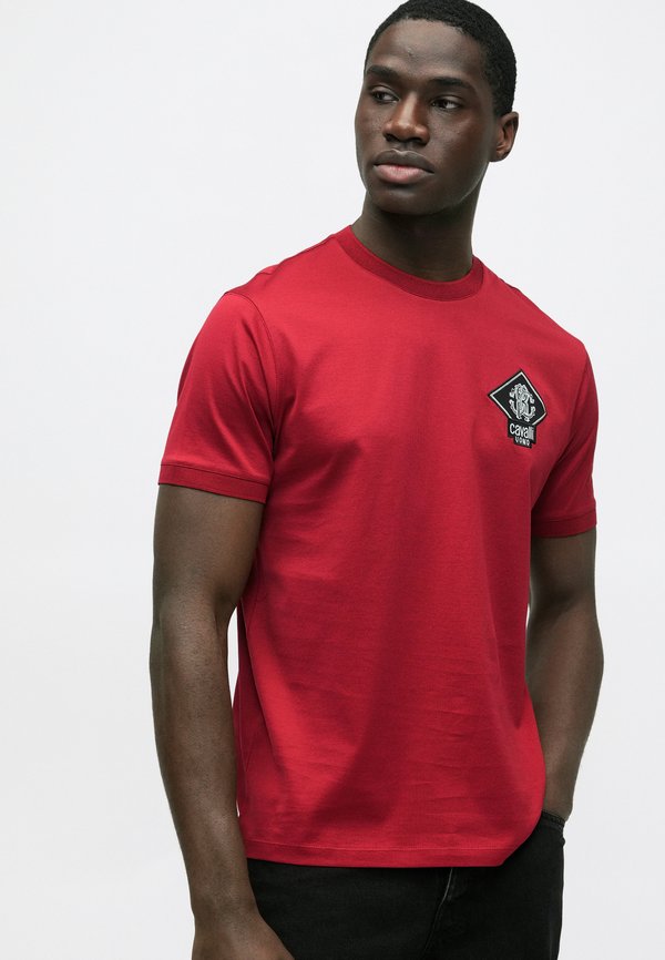 Cavalli Uomo MERCERIZED PATCH LOGO TEE