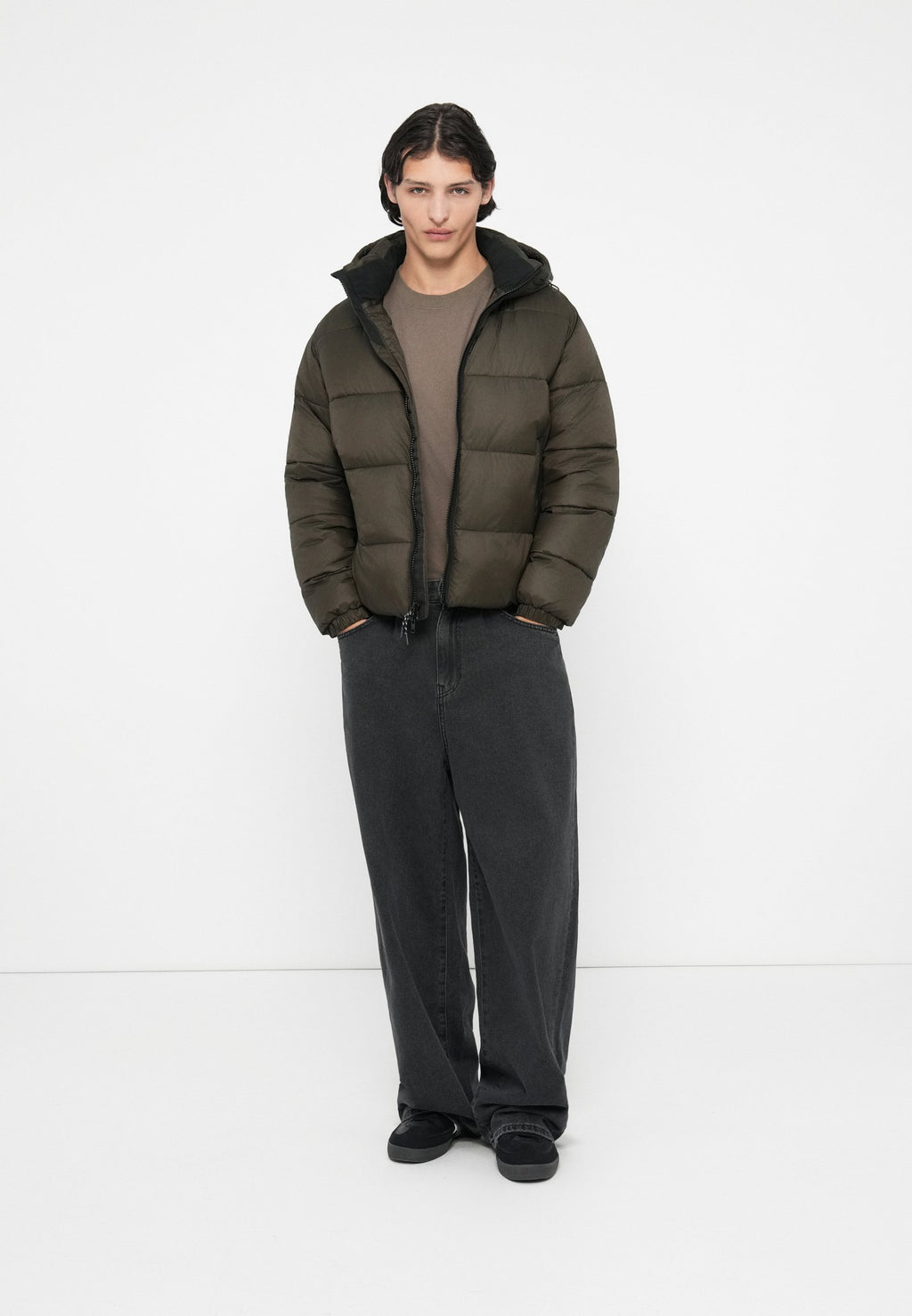 Abercrombie & Fitch AIRCLOUD HOODED PUFFER