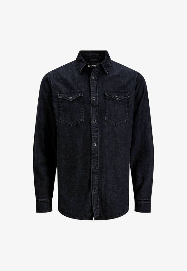 Jack & Jones Denim Slim Fit - Shirt - black denim