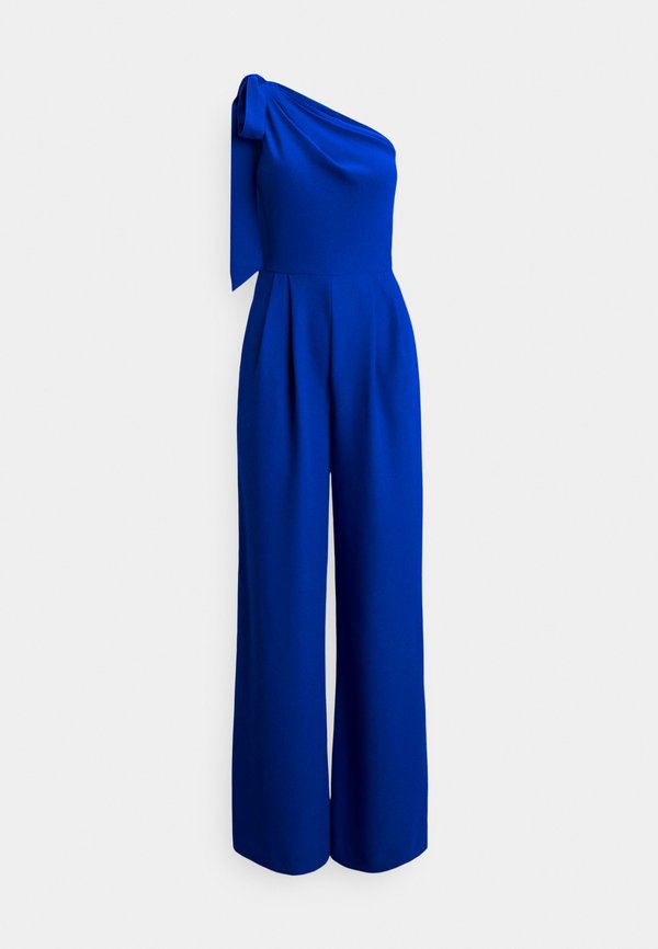Lauren Ralph Lauren BOW TRIM CREPE ONE-SHOULDER JUMPSUIT