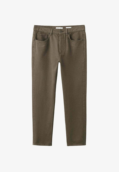 Mango ADULT - Jeans Tapered Fit - brown