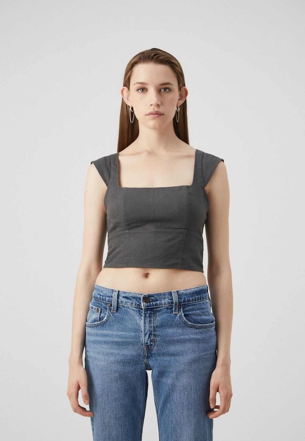 Hollister Co. EMEA SLIM CAP SLEEVE