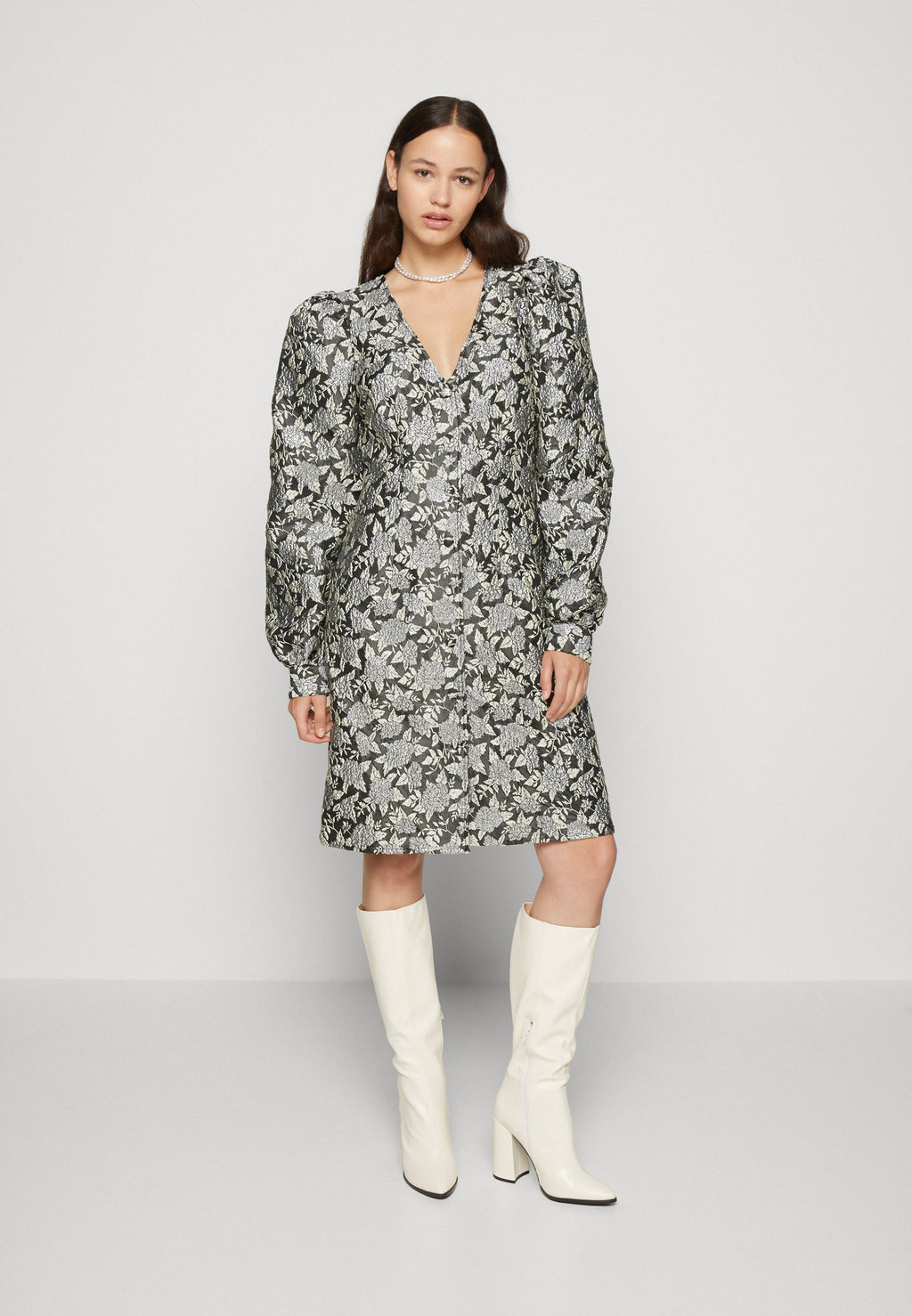 PIECES Tall PCMERCY V NECK DRESS
