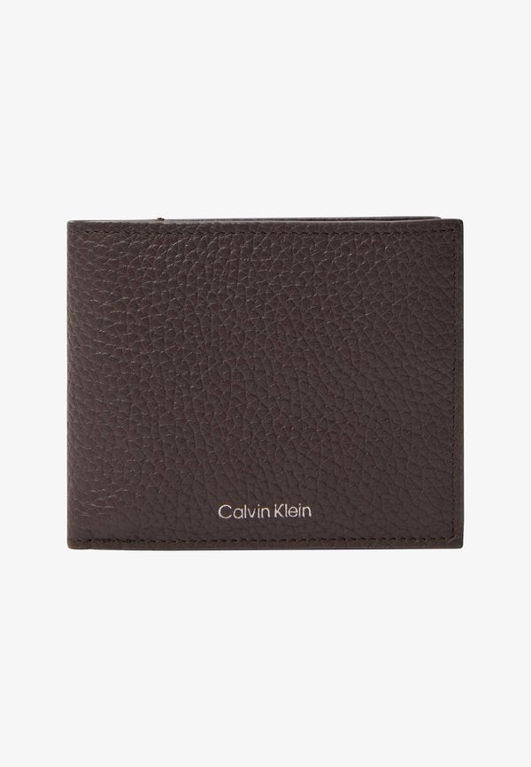 Calvin Klein EMBOSS BILL FOLD COIN - Wallet - dark brown