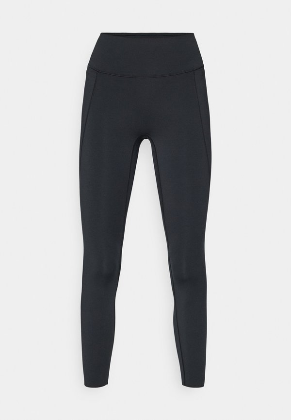 Nike Performance W NK DF UNVRSA HR 7/8 TGHT PKT - Leggings - black/anthracite/smoke grey