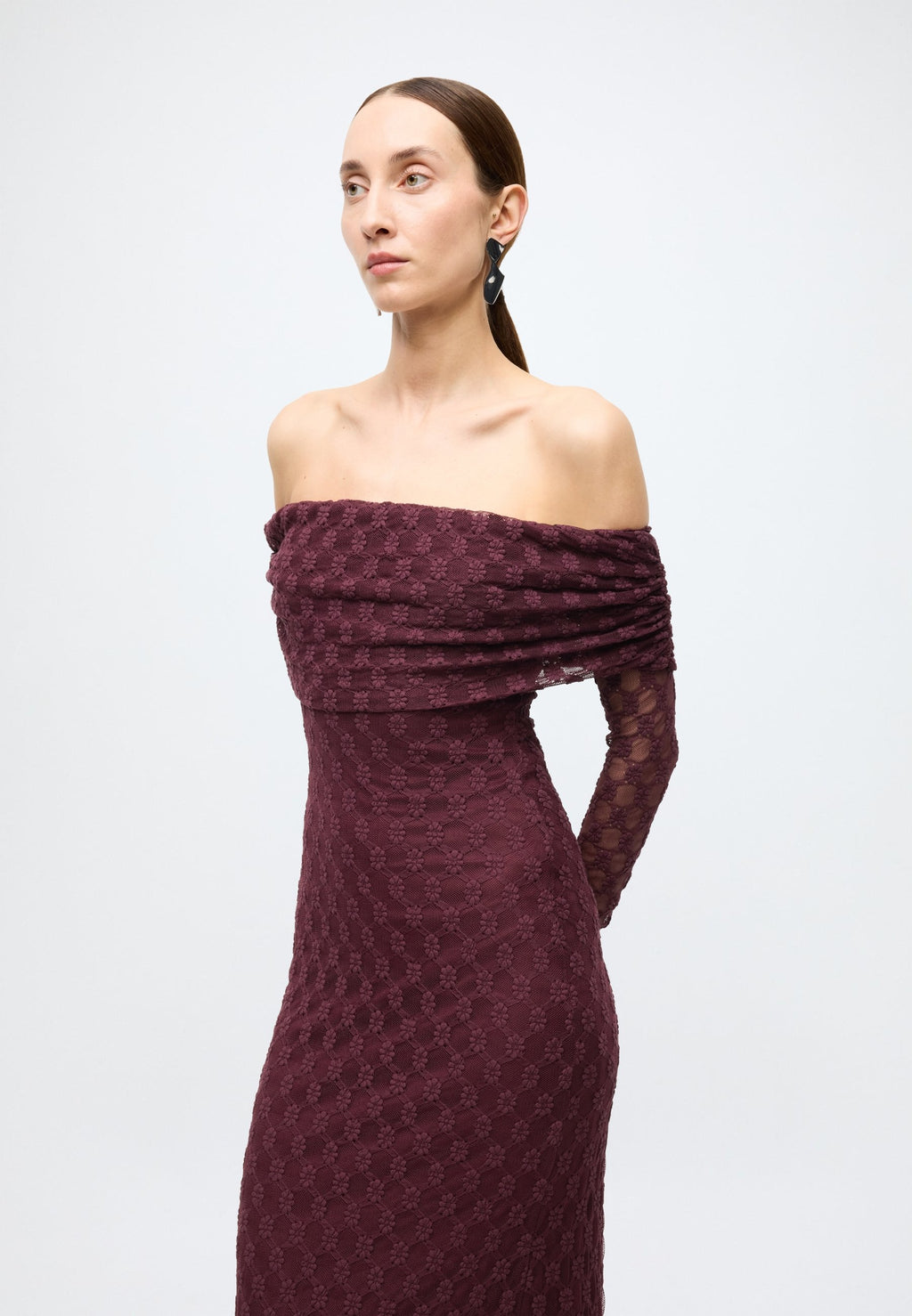Bardot ADONI OFF SHOULDER MAXI DRESS