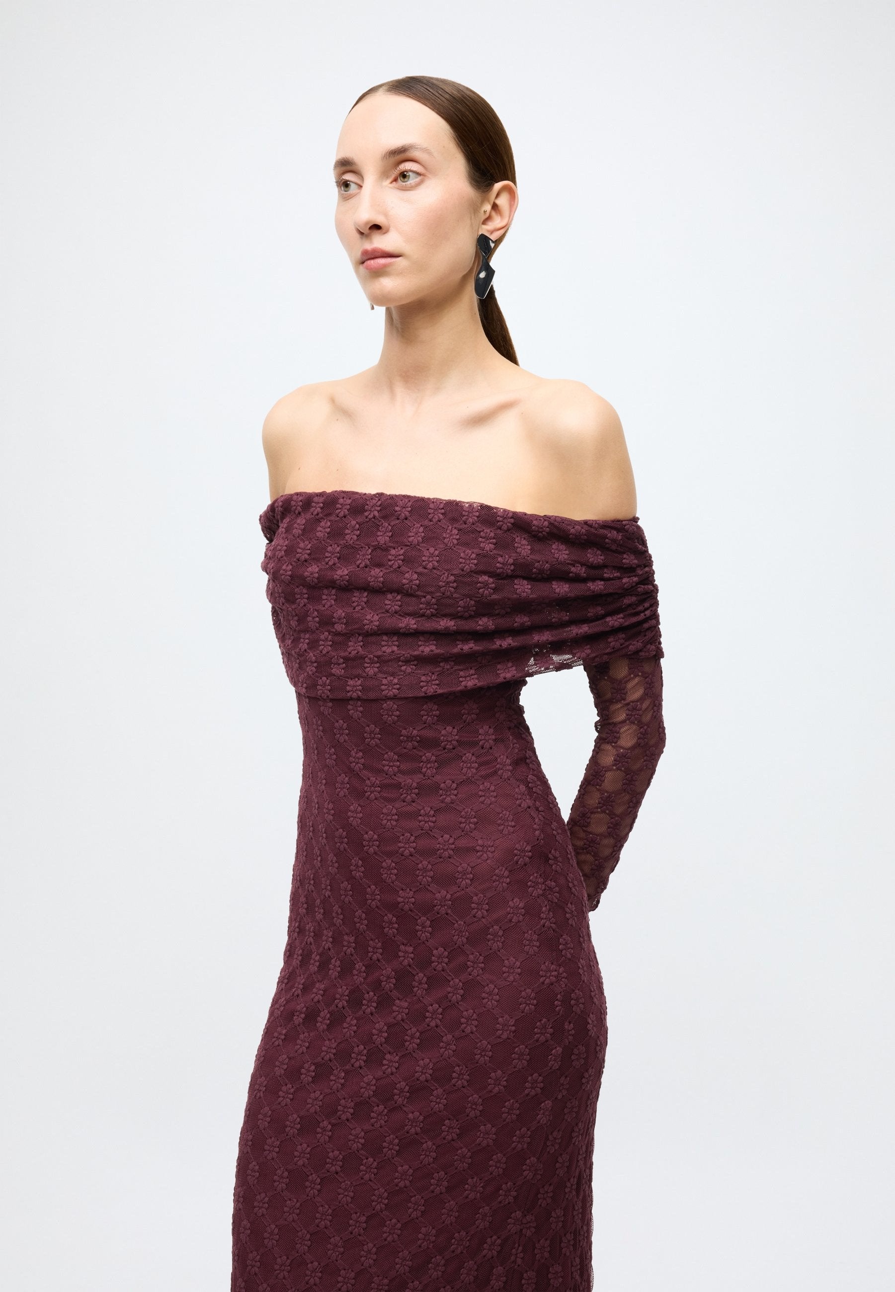 Bardot ADONI OFF SHOULDER MAXI DRESS
