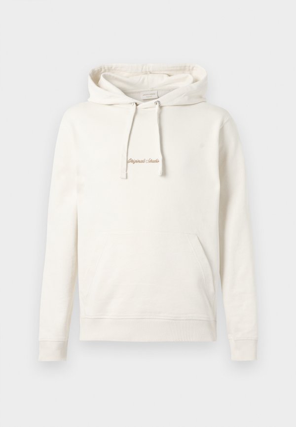 Jack & Jones JORNORREBRO EMB SWEAT HOOD NOOS - Hoodie - antique white