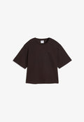 Puma ESSENTIALS ELEVATED RELAXED T-SHIRT - Basic T-shirt - chocolate fondue