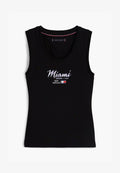 Tommy Hilfiger TH X CADILLAC FORMULA 1 TEAM MIAMI TANK - Top - black