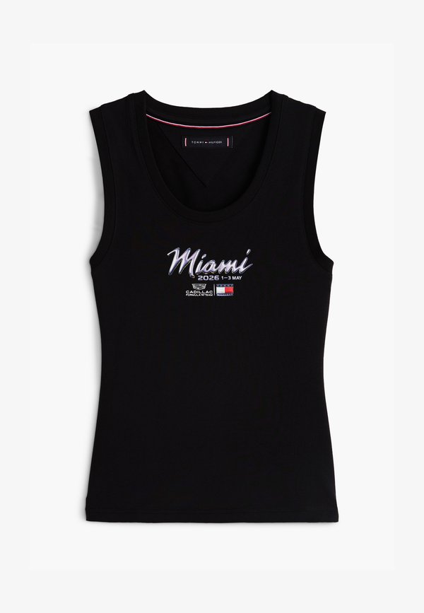 Tommy Hilfiger TH X CADILLAC FORMULA 1 TEAM MIAMI TANK - Top - black