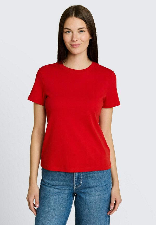 TOM TAILOR Basic T-shirt - soft scarlet red