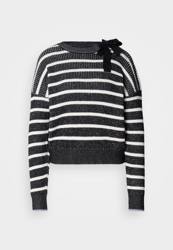 Scotch & Soda STRIPE TIE NECK