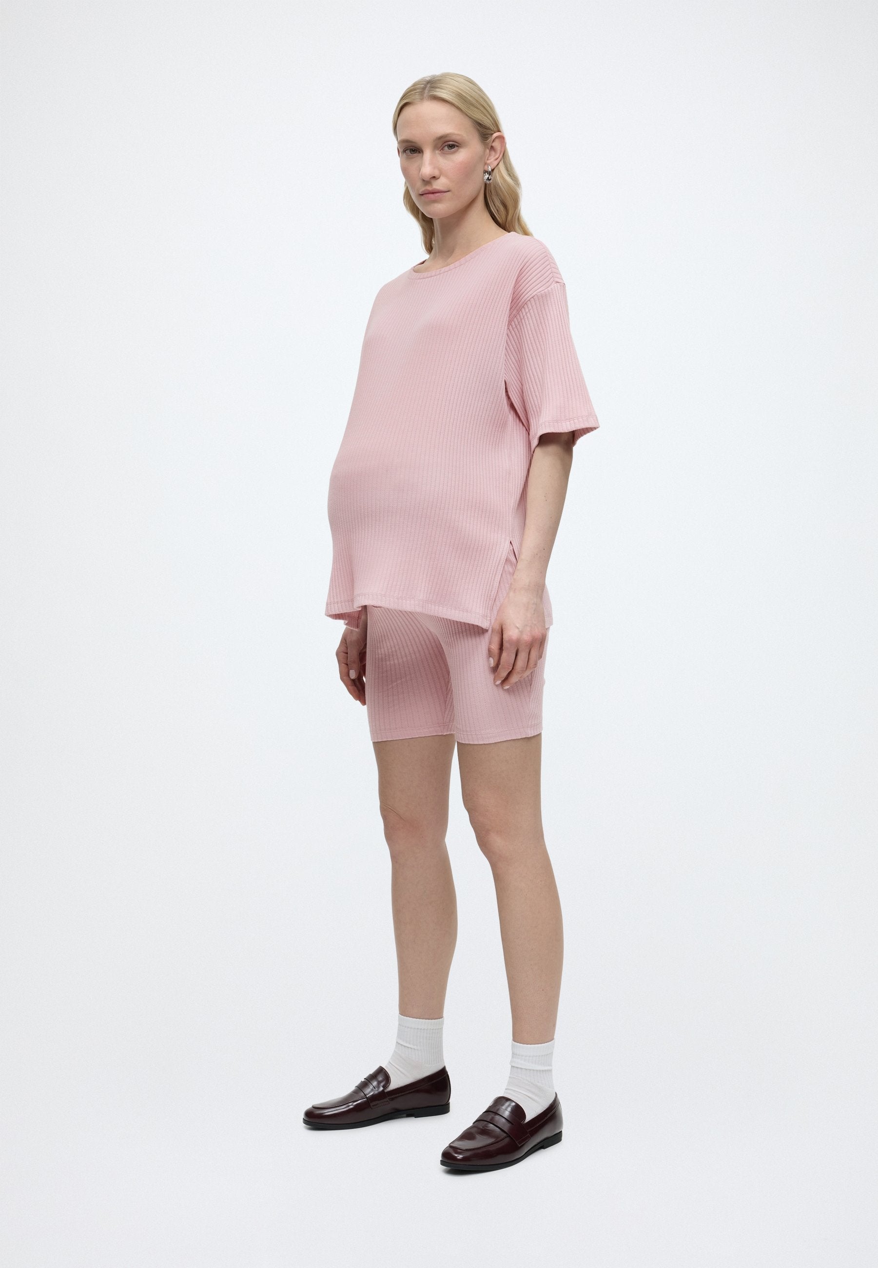 Even&Odd Maternity 2 PC SET CYCLING SHORTS & TEE MAMA