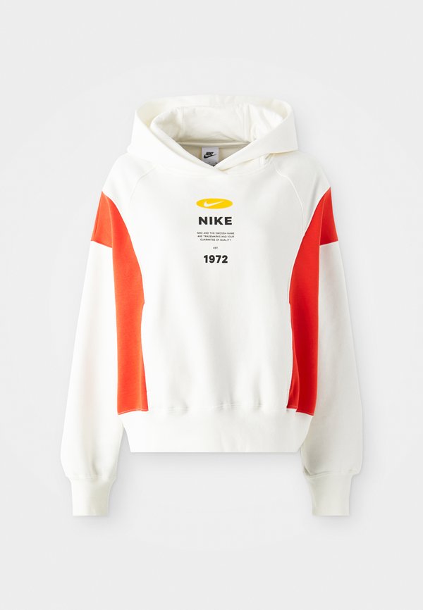 Nike Sportswear REMIX - Hoodie - sail/picante red/black