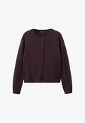 Mango Cardigan - bordeaux