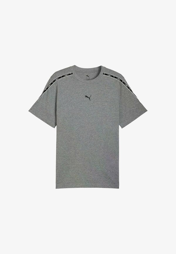 Puma ESS TAPE TEE - Print T-shirt - grau