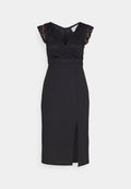 VILA VIWALLIE BODYCON MIDI DRESS