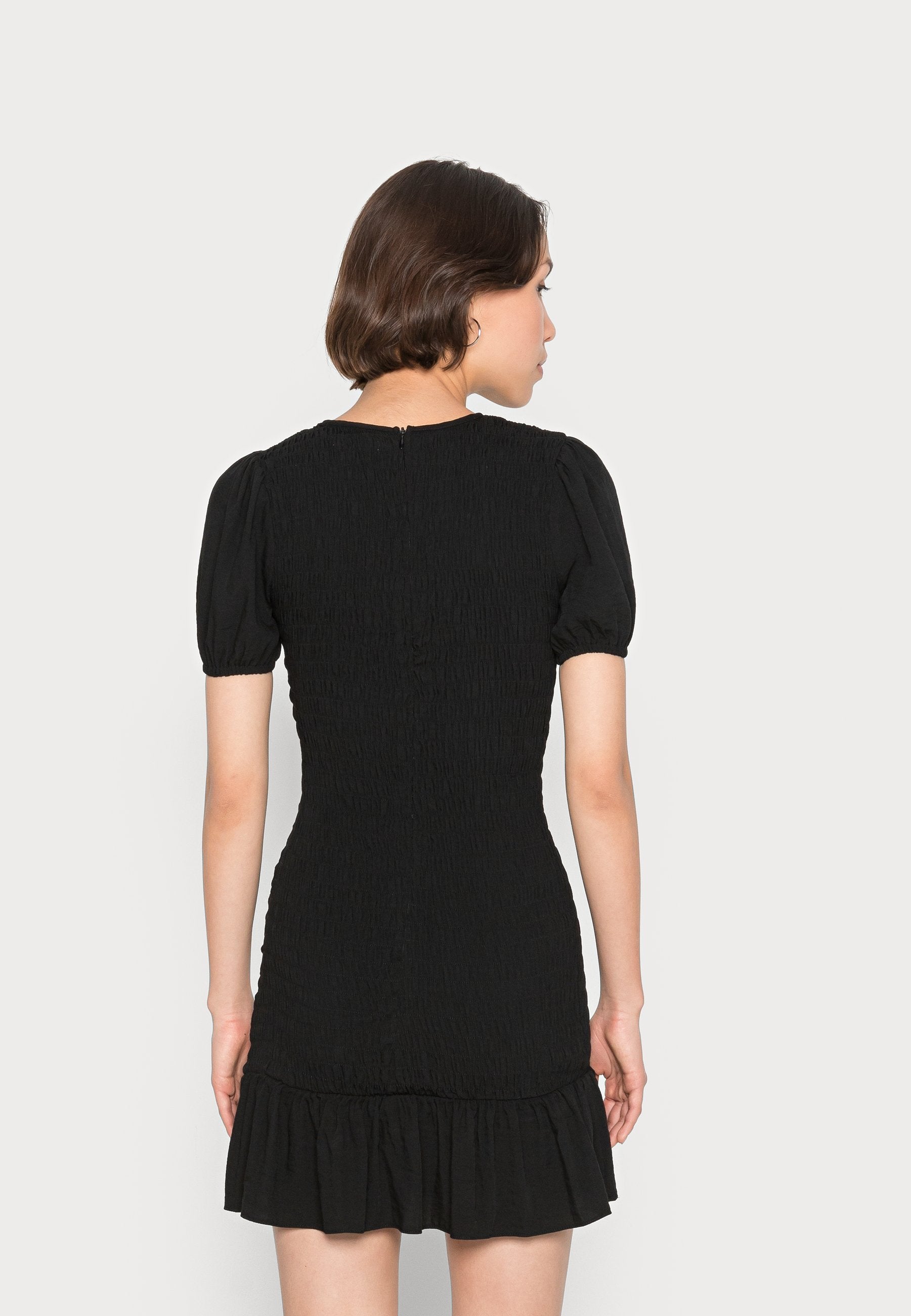 Glamorous DRESS WITH RUFFLE PUFF SLEEVES