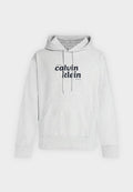 Calvin Klein Jeans GRAPHIC HOODIE UNISEX - Hoodie - snowy heather