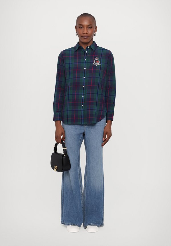 Lauren Ralph Lauren KOTTA LONG SLEEVE BUTTON FRONT SHIRT
