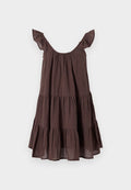 ONLY ONLNABILA Short - Day dress - chocolate martini