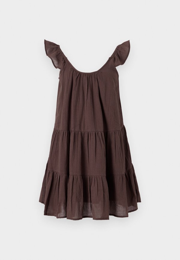 ONLY ONLNABILA Short - Day dress - chocolate martini