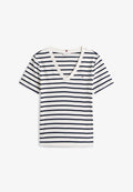 Tommy Hilfiger SLIM CODY V NECK - Basic T-shirt - breton/ecu/dark night navy