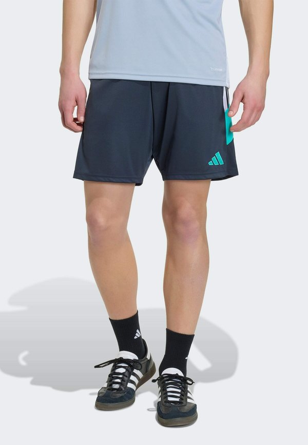 adidas Performance TIRO 26 ESSENTIALS SHORTS - Sports shorts - night grey   mint rush   white