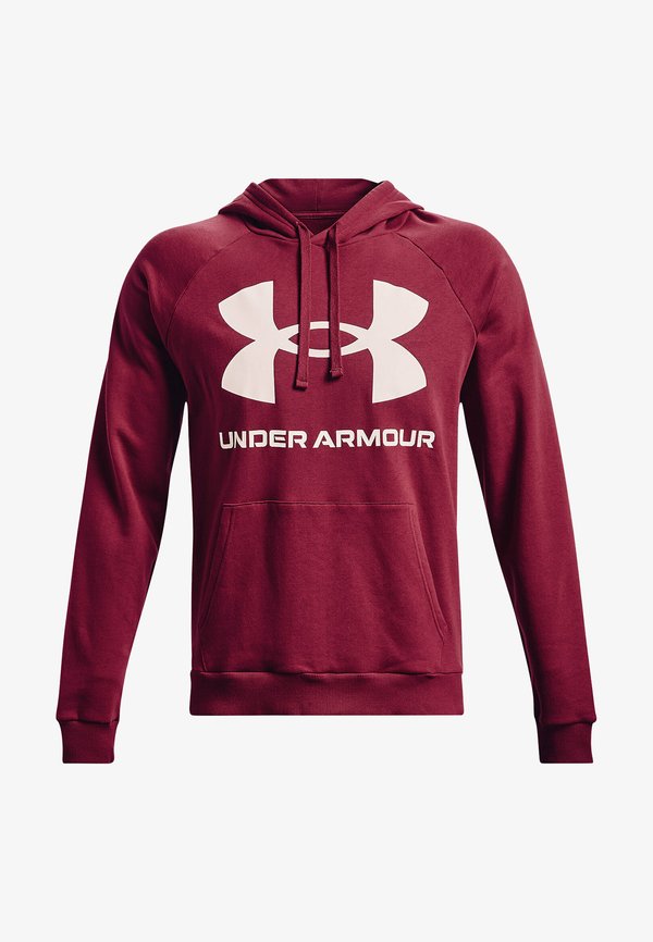 Under Armour RIVAL BIG HD - Hoodie - pink