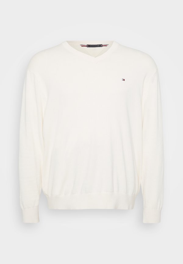 Tommy Hilfiger ESSENTIAL V NECK - Jumper - ivory petal