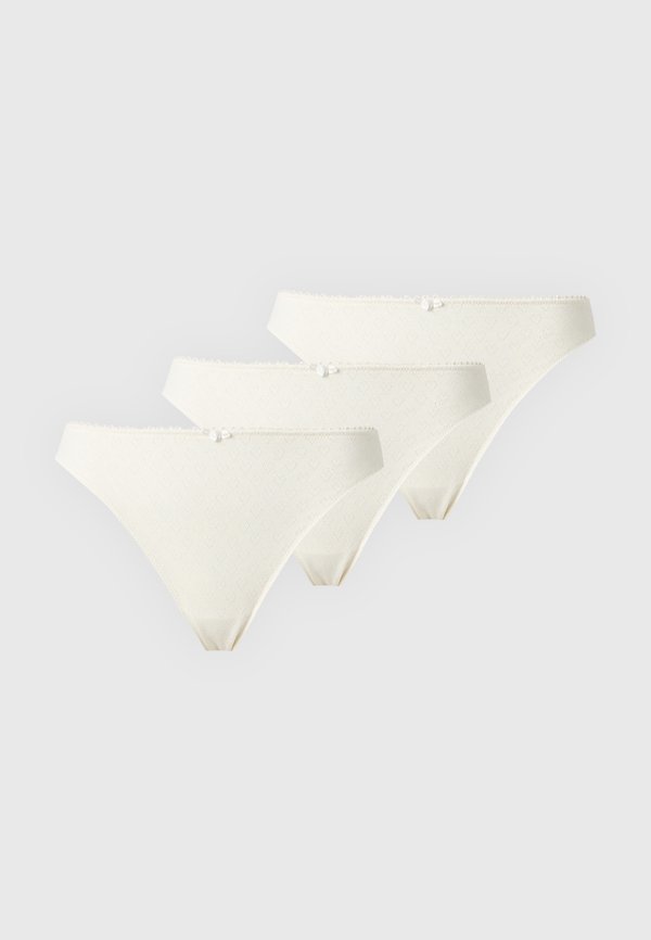 ONLY ONLCARLA THONG 3 PACK - Thong - cloud dancer