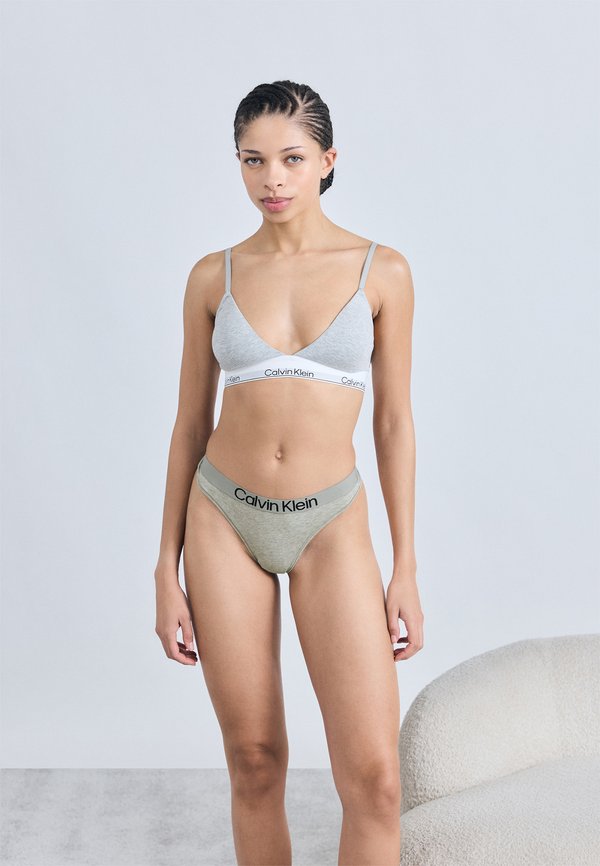 Calvin Klein Underwear EXTRA SOFT 5 PACK - Thong - shoreline/breezy blue/grey heather