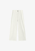 Bershka Trousers - white