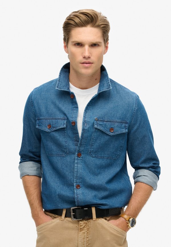 Superdry & Co Denim jacket - indigo herringbone