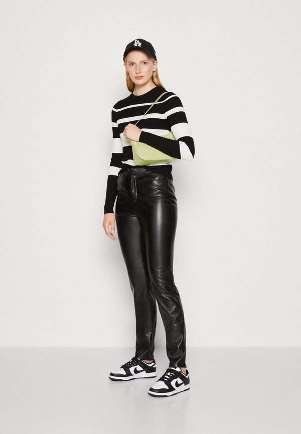 Noisy May Tall NMANDY MONI PU HW ANKLE PANTS TALL