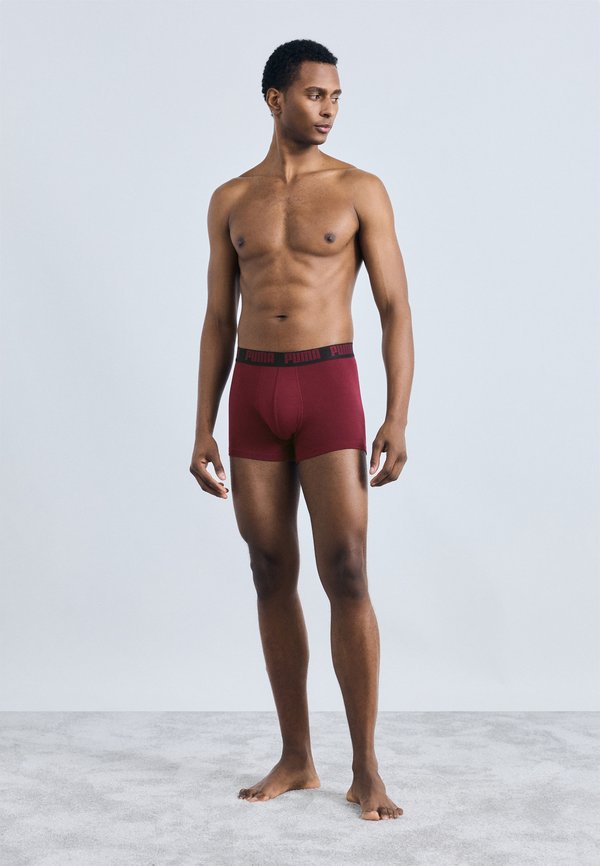 Puma MEN EVERYDAY 6 PACK - Boxer briefs - bordeaux/olive/black